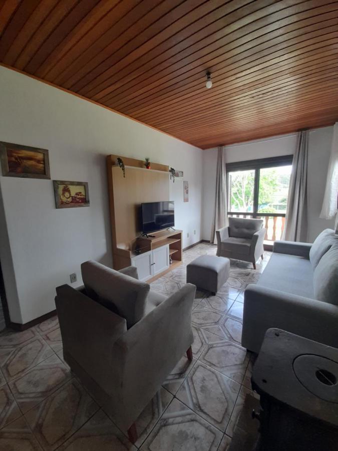 Apartamento Com Varanda Nos Quartos E Sala - Residencial Zanin Canela Kültér fotó